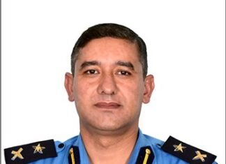 भक्तपुर प्रहरी परिसरमा डीएसपी पाण्डे