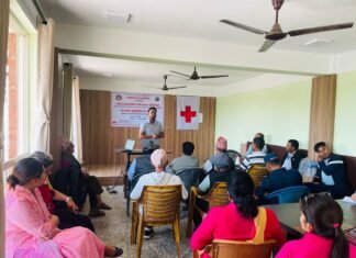 चाँगुनारायणमा स्वस्थ्य बुढ्यौलीका लागि सहारा परियोजनाको वडास्तरिय अभिमुखिकरण शुरु