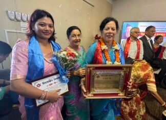 नेपाल भाषा विषयमा उत्कृष्ट महिला प्राचार्य तथा विद्यार्थीहरू सम्मानित