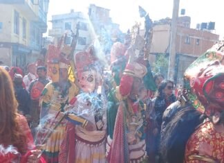 मध्यपुर थिमीमा खोपृङ नवदुर्गा सङ्कल्प भोजन सम्पन्न