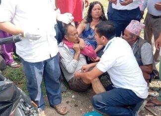 पालिका अध्यक्ष दुर्घटनामा घाइते, कालिमाटी गाउँपालिकाको गाउँसभा स्थगित