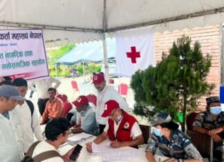रसुवा–त्रिशूली बाढीको एक महिना : राहतदेखि पुनःस्थापनातर्फ रेडक्रस